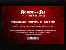 Tablet Screenshot of horror-on-sea.com